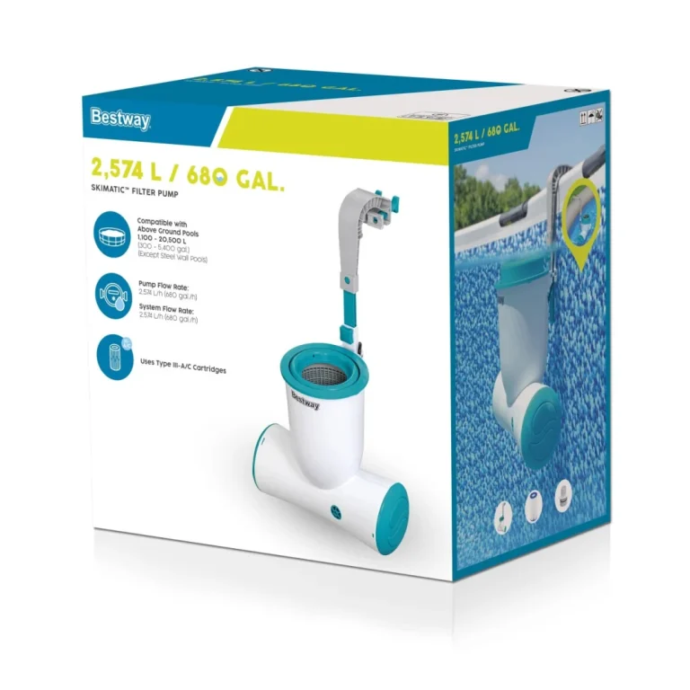 Pumpa Za Bazen S Filterom I Skimerom Skimatic Flowclear 2574 L/h Bestway + Zamjenski Filter 11