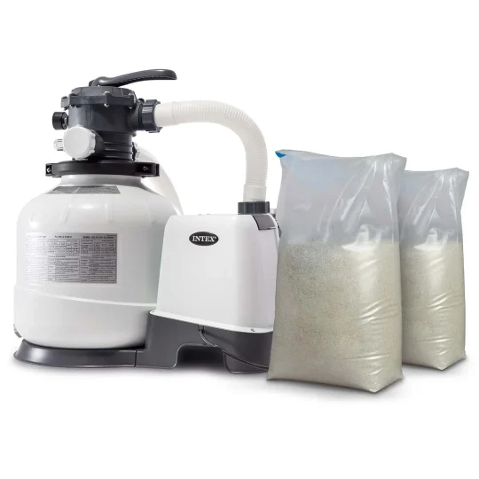 Pumpa Za Filter Pijeska 10500 L/h Intex 26648 + 50 Kg Pijeska 1