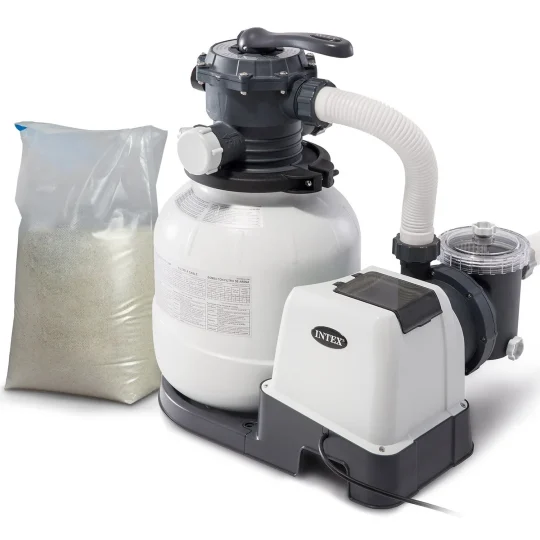 Pumpa Za Filter Pijeska 7900 L/h Intex 26646 + 25 Kg Pijeska 1