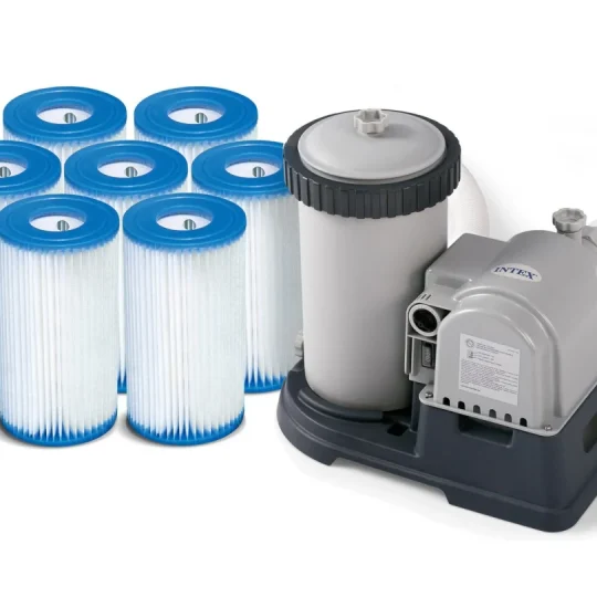 Pumpa Za Filtriranje Bazena 9463l/h Intex 28634 / 29005 + 7 Filtera! 1