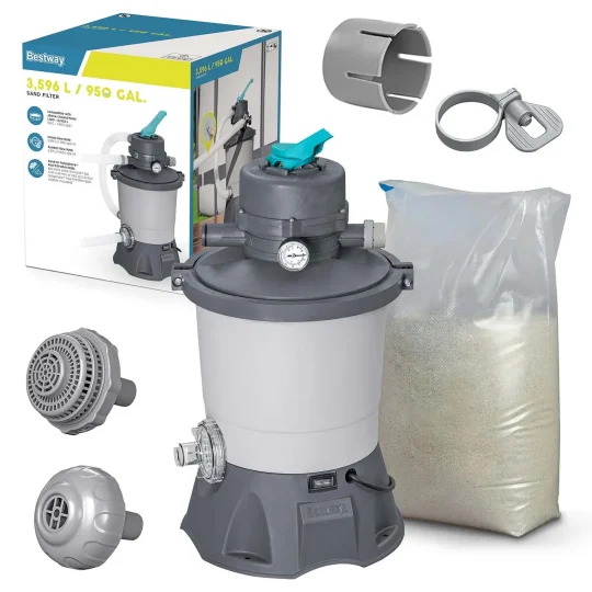 Pumpa Za Pijesak 3596 L/h + Pijesak 25 Kg Bestway 1