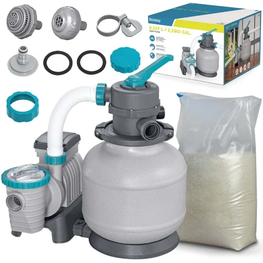 Pumpa Za Pijesak 8327 L/h Bestway 58499 + 25 Kg Pijeska 1