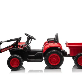Punjivi Traktor S Kantom Bw X002a Crveni Auto Na Akumulator 11