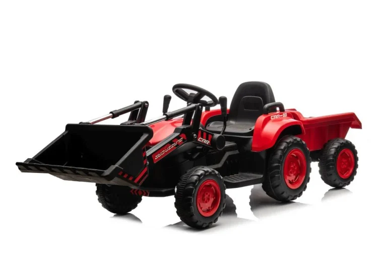 Punjivi Traktor S Kantom Bw X002a Crveni Auto Na Akumulator 12
