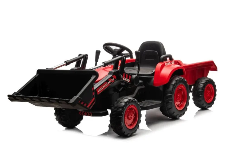 Punjivi Traktor S Kantom Bw X002a Crveni Auto Na Akumulator 13