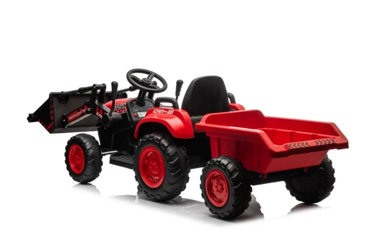 Punjivi Traktor S Kantom Bw X002a Crveni Auto Na Akumulator 14