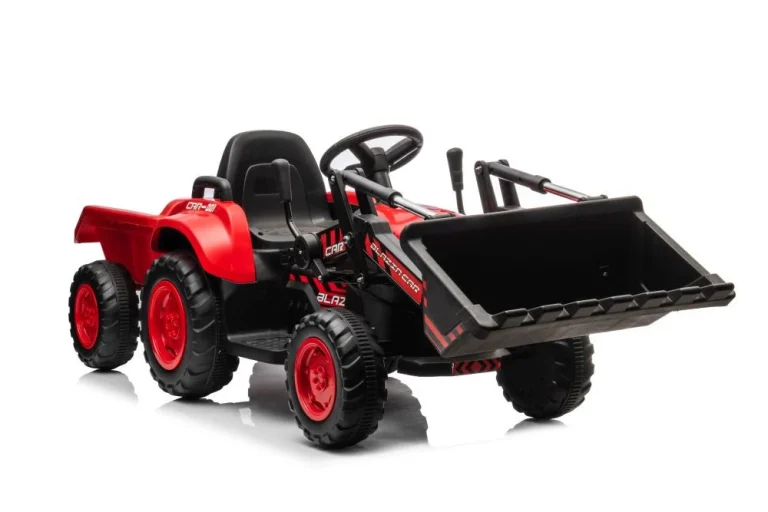 Punjivi Traktor S Kantom Bw X002a Crveni Auto Na Akumulator 8