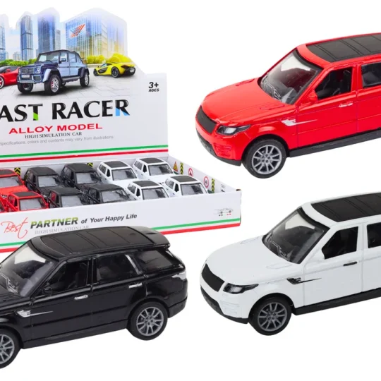 Putnički Automobil Metalni 1:36, Pogon Na Trenje, Crveni, Bijeli Ili Crni, 11,5 × 5 × 4 Cm 1