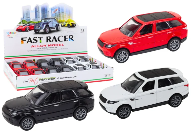 Putnički Automobil Metalni 1:36, Pogon Na Trenje, Crveni, Bijeli Ili Crni, 11,5 × 5 × 4 Cm 1