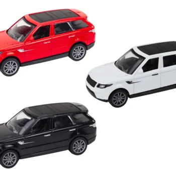 Putnički Automobil Metalni 1:36, Pogon Na Trenje, Crveni, Bijeli Ili Crni, 11,5 × 5 × 4 Cm 2
