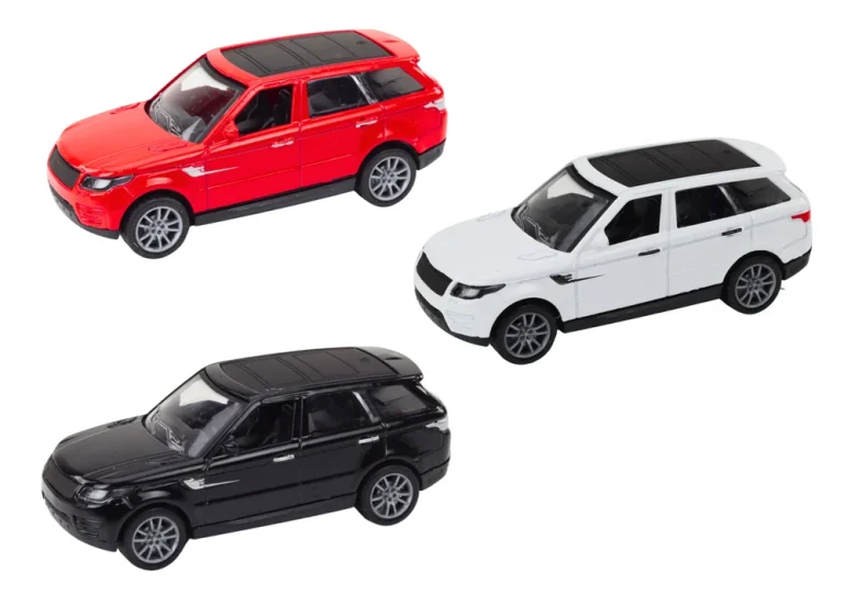 Putnički Automobil Metalni 1:36, Pogon Na Trenje, Crveni, Bijeli Ili Crni, 11,5 × 5 × 4 Cm 2