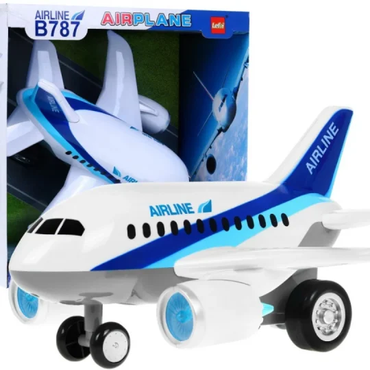 Putnički Avion Boeing 787 Sa Svjetlima I Zvukom 1