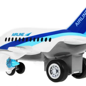 Putnički Avion Boeing 787 Sa Svjetlima I Zvukom 5