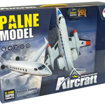 Putnički Avion Na Daljinsko 40 Mhz Sa Svjetlima 5