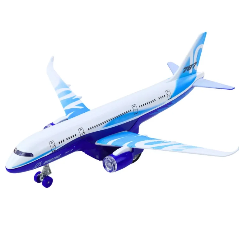 Putnički Avion S Povlačivim Motorom, Metalni, Svjetla, Zvukovi, 23 Cm 2