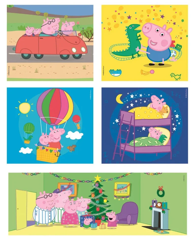 Puzzle 10 U 1 Super Colour Peppa Pig Clementoni 20271 2