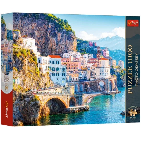Puzzle 1000 Photo Odyssey: Amalfi, Campania, Italija Trefl 12138 1