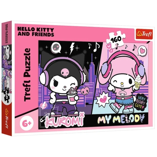 Puzzle 160 Kuromi Pravila Hello Kitty Trefl 15430 1
