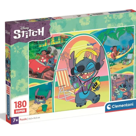 Puzzle 180 Super Disney Stitch Clementoni 29800 1