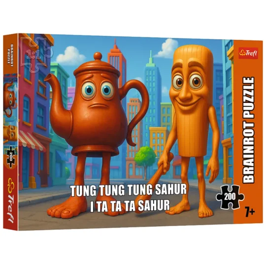 Puzzle 200 – Brainrots Tung Tung Sahur – Trefl 13364 1