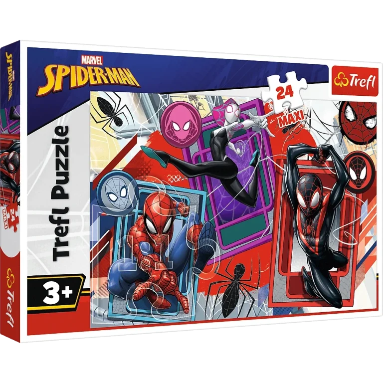 Puzzle 24 Maxi Spider Senses / Disney Marvel Spiderman Trefl 14366 1