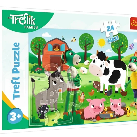 Puzzle 24 Maxi Treflik Obitelj Trefliki Na Selu Trefl 14361 1