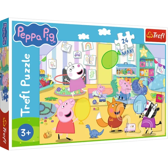 Puzzle 24 Maxi – Lijepa Peppa – Prase Peppa Trefl 14367 1