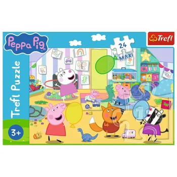 Puzzle 24 Maxi – Lijepa Peppa – Prase Peppa Trefl 14367 3