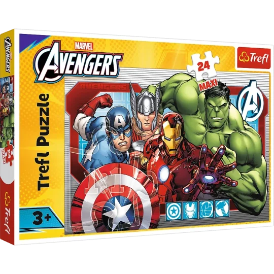 Puzzle 24 Maxi – Uvijek Samo – Disney Marvel Osvetnici Trefl 14378 1