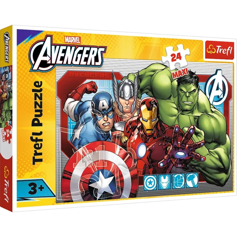 Puzzle 24 Maxi – Uvijek Samo – Disney Marvel Osvetnici Trefl 14378 1