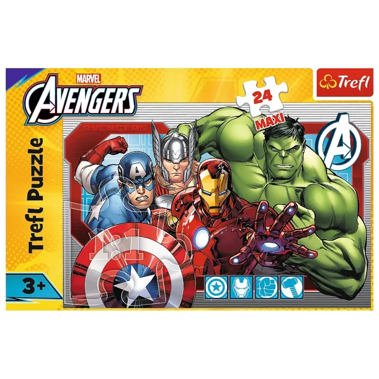 Puzzle 24 Maxi – Uvijek Samo – Disney Marvel Osvetnici Trefl 14378 3