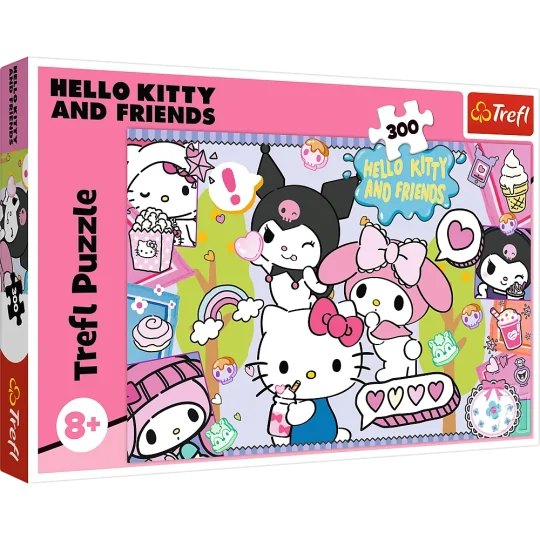 Puzzle 300 Crazy Trio Hello Kitty Trefl 23039 1