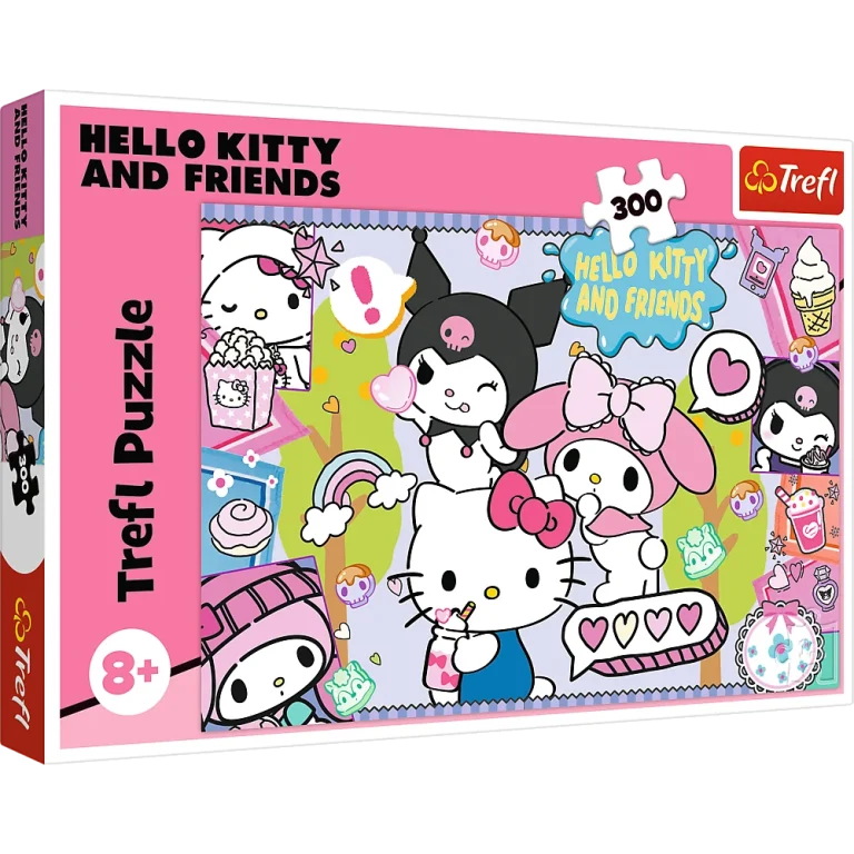 Puzzle 300 Crazy Trio Hello Kitty Trefl 23039 1