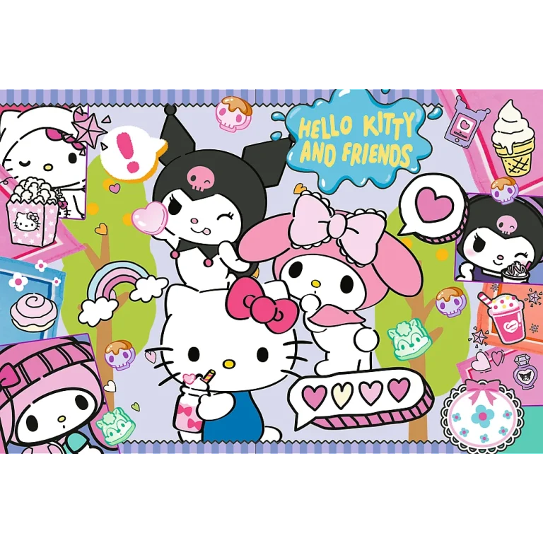 Puzzle 300 Crazy Trio Hello Kitty Trefl 23039 2