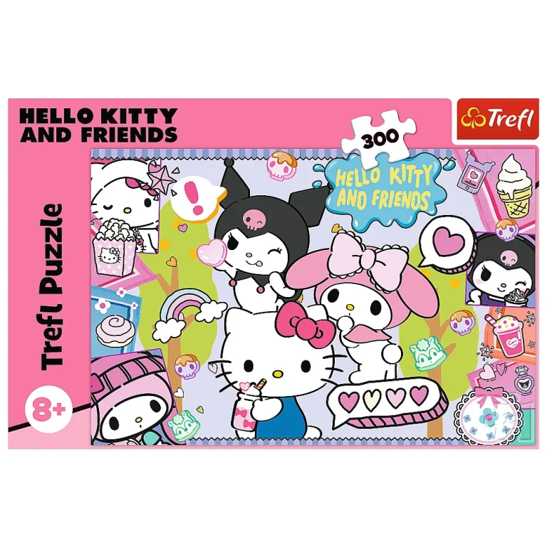 Puzzle 300 Crazy Trio Hello Kitty Trefl 23039 3
