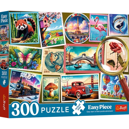 Puzzle 300 Easypiece Trefl Poštanske Marke 23100 1