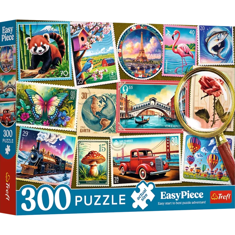 Puzzle 300 Easypiece Trefl Poštanske Marke 23100 1