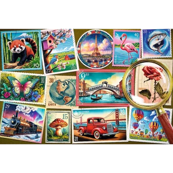 Puzzle 300 Easypiece Trefl Poštanske Marke 23100 2