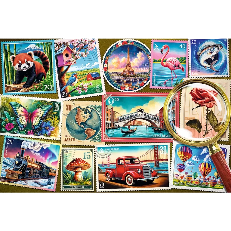 Puzzle 300 Easypiece Trefl Poštanske Marke 23100 2