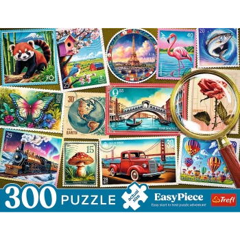 Puzzle 300 Easypiece Trefl Poštanske Marke 23100 3