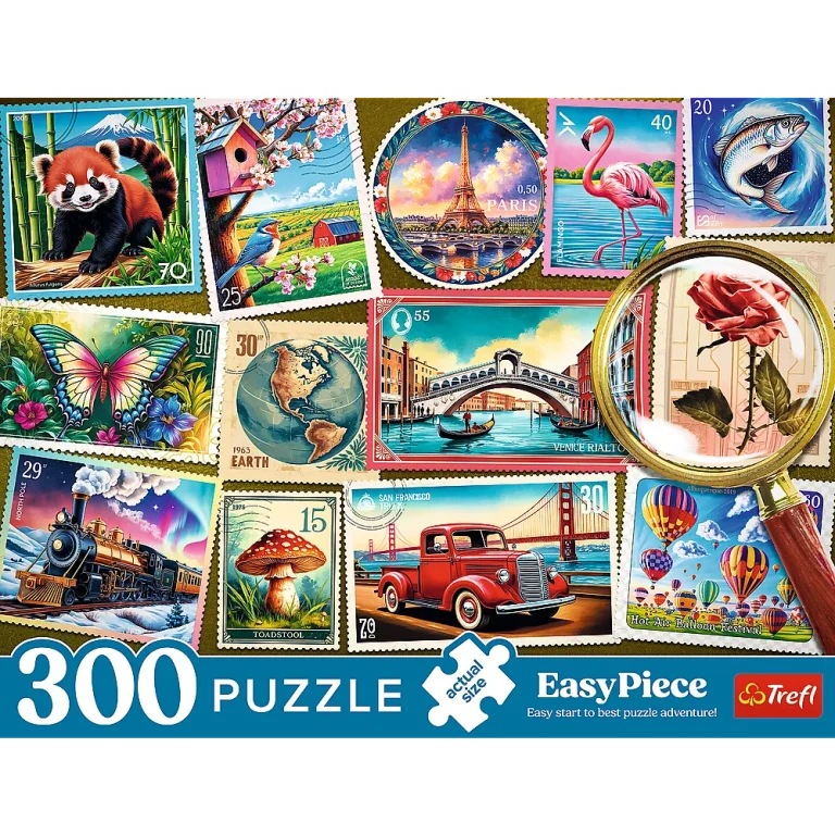 Puzzle 300 Easypiece Trefl Poštanske Marke 23100 3