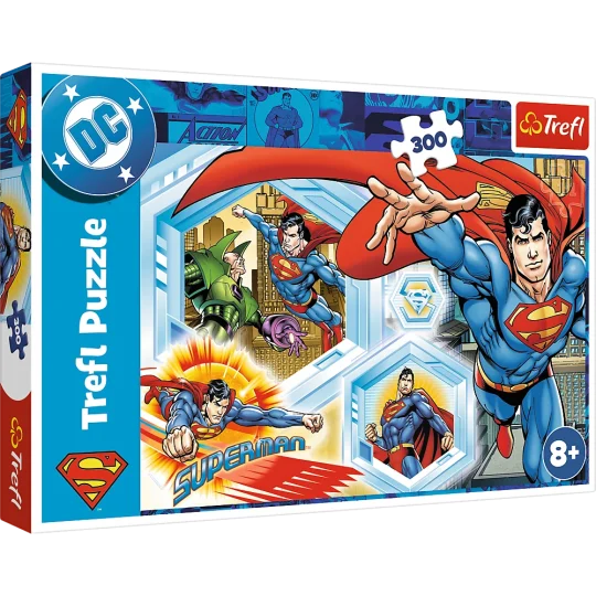 Puzzle 300 – Neuništivi Superman – Warner Superman Trefl 23032 1