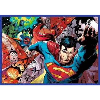 Puzzle 4x250 Superman's Courage Warner Superman Trefl 13340 2