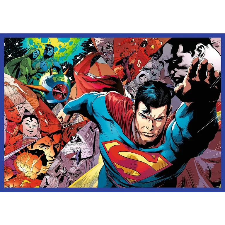 Puzzle 4x250 Superman's Courage Warner Superman Trefl 13340 2