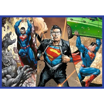 Puzzle 4x250 Superman's Courage Warner Superman Trefl 13340 3