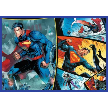 Puzzle 4x250 Superman's Courage Warner Superman Trefl 13340 4