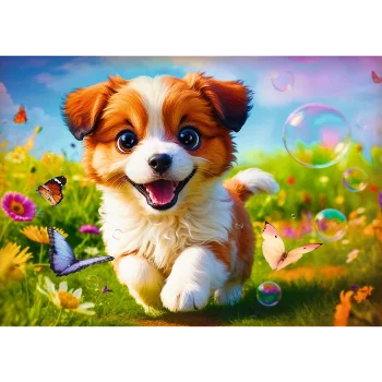 Puzzle 500 Happy Dog Trefl 37524 2