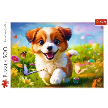 Puzzle 500 Happy Dog Trefl 37524 3