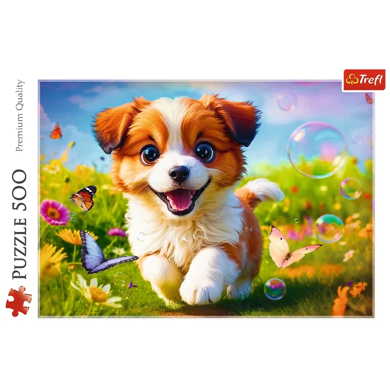 Puzzle 500 Happy Dog Trefl 37524 3