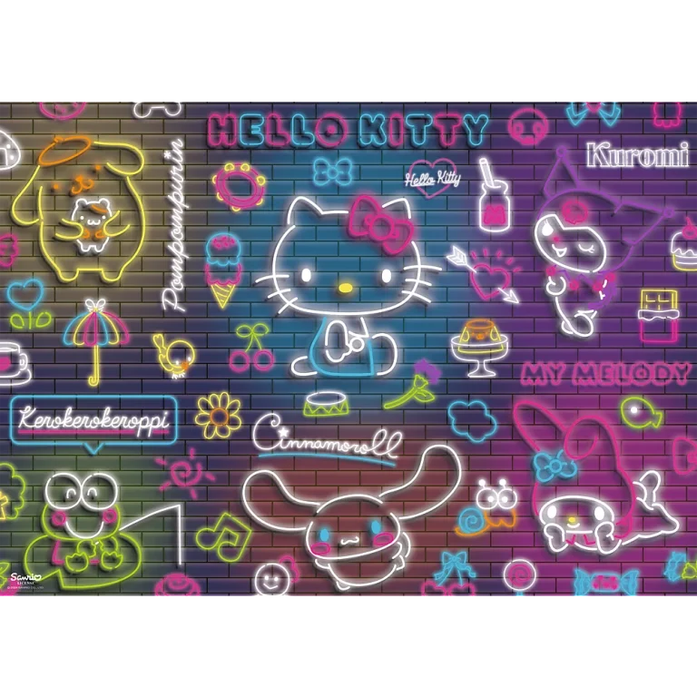 Puzzle 500 Neon Hello Kitty Trefl 37523 3